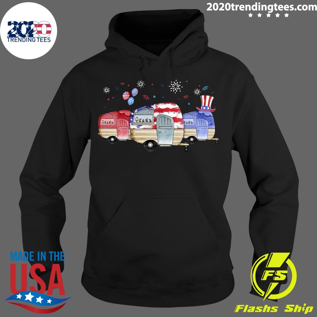 Independence Day 4th Of July Camping Beauty America - Adult & Kids T-Shirts, Sweatshirts & Hoodies apparel design preview 2