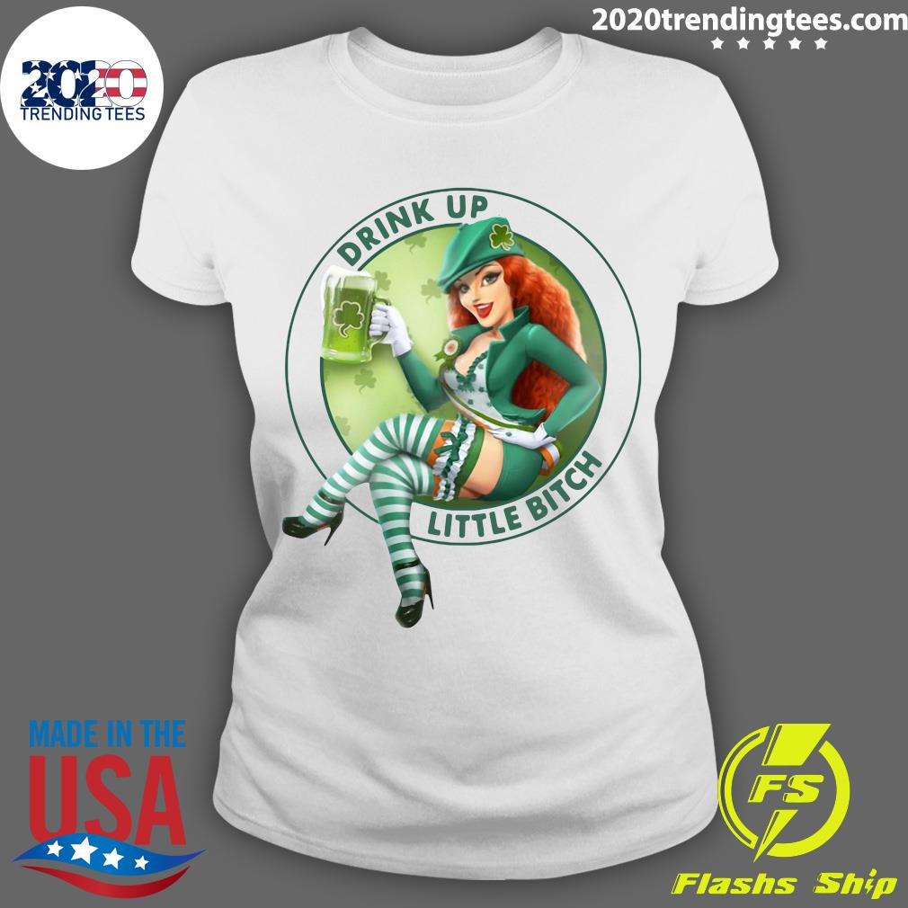 Irish Girl Drink Up Little Bitch - Adult & Kids T-Shirts, Sweatshirts & Hoodies apparel design preview 3