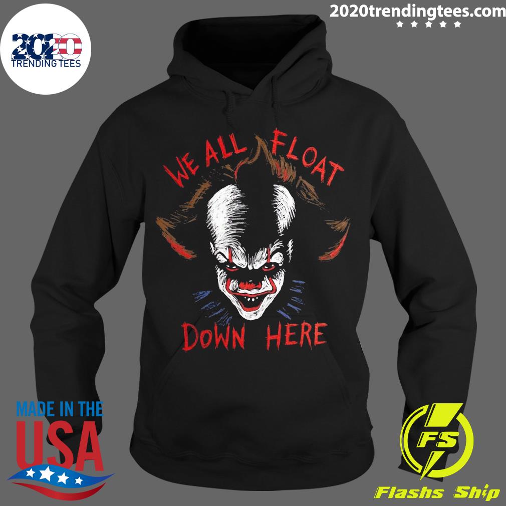 It Pennywise We All Float Down Here Halloween Clown - Adult & Kids T-Shirts, Sweatshirts & Hoodies apparel design preview 2
