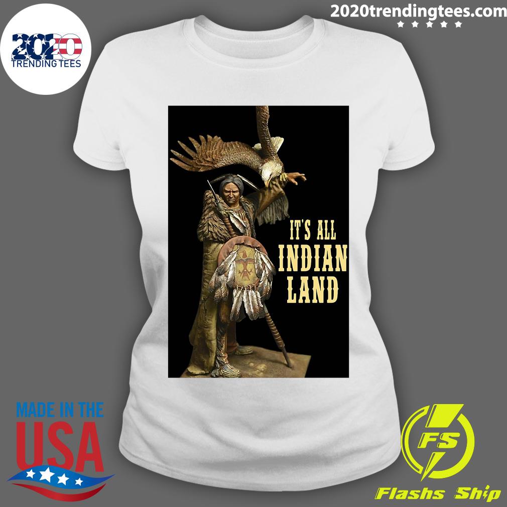 It's All Indian Land Vertical Poster - Adult & Kids T-Shirts, Sweatshirts & Hoodies apparel design preview 3