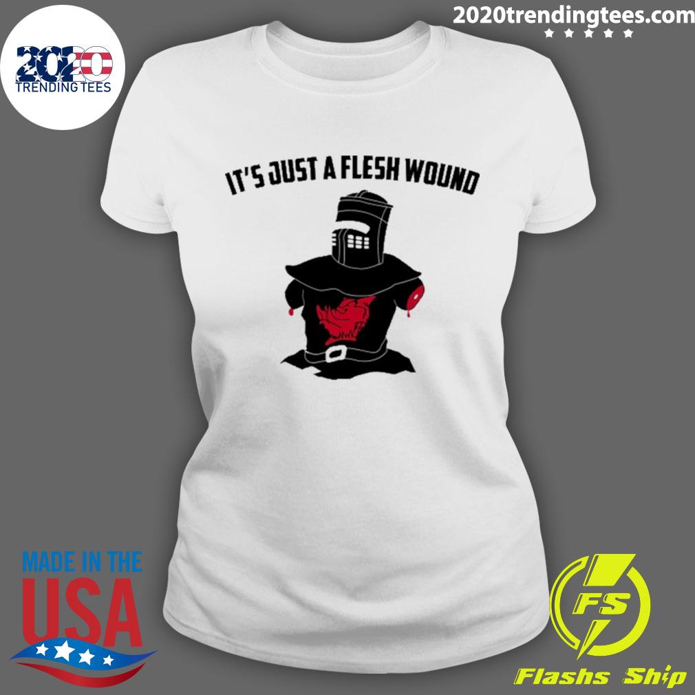 It's Just A Flesh Wound - Adult & Kids T-Shirts, Sweatshirts & Hoodies apparel design preview 3