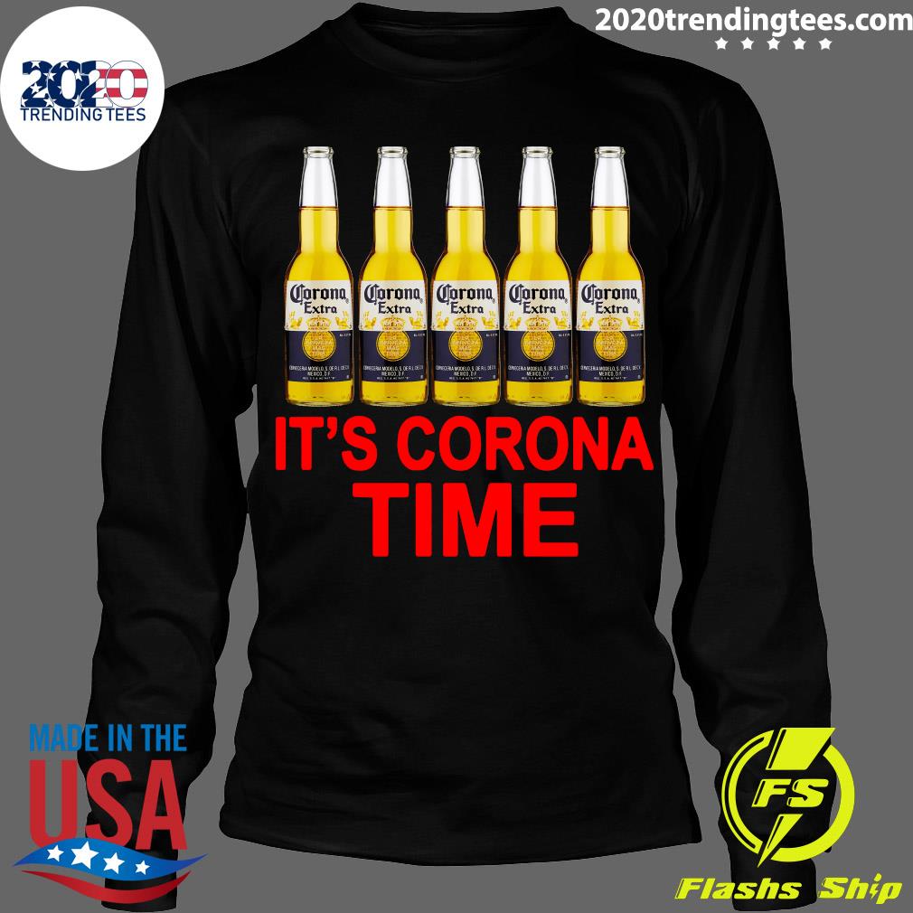 It's Corona Time Beer - Adult & Kids T-Shirts, Sweatshirts & Hoodies apparel design preview 4