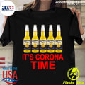 It's Corona Time Beer - Adult & Kids T-Shirts, Sweatshirts & Hoodies apparel design preview 1