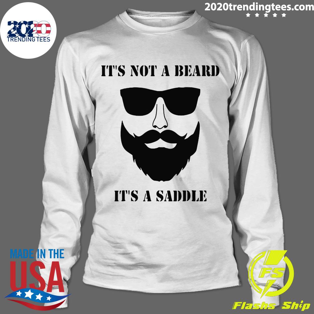 It's Not A Beard Saddle - Adult & Kids T-Shirts, Sweatshirts & Hoodies apparel design preview 4