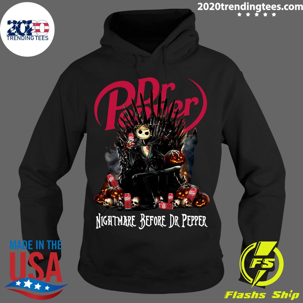 Jack Skellington Dr Pepper Nightmare Before - Adult & Kids T-Shirts, Sweatshirts & Hoodies apparel design preview 2