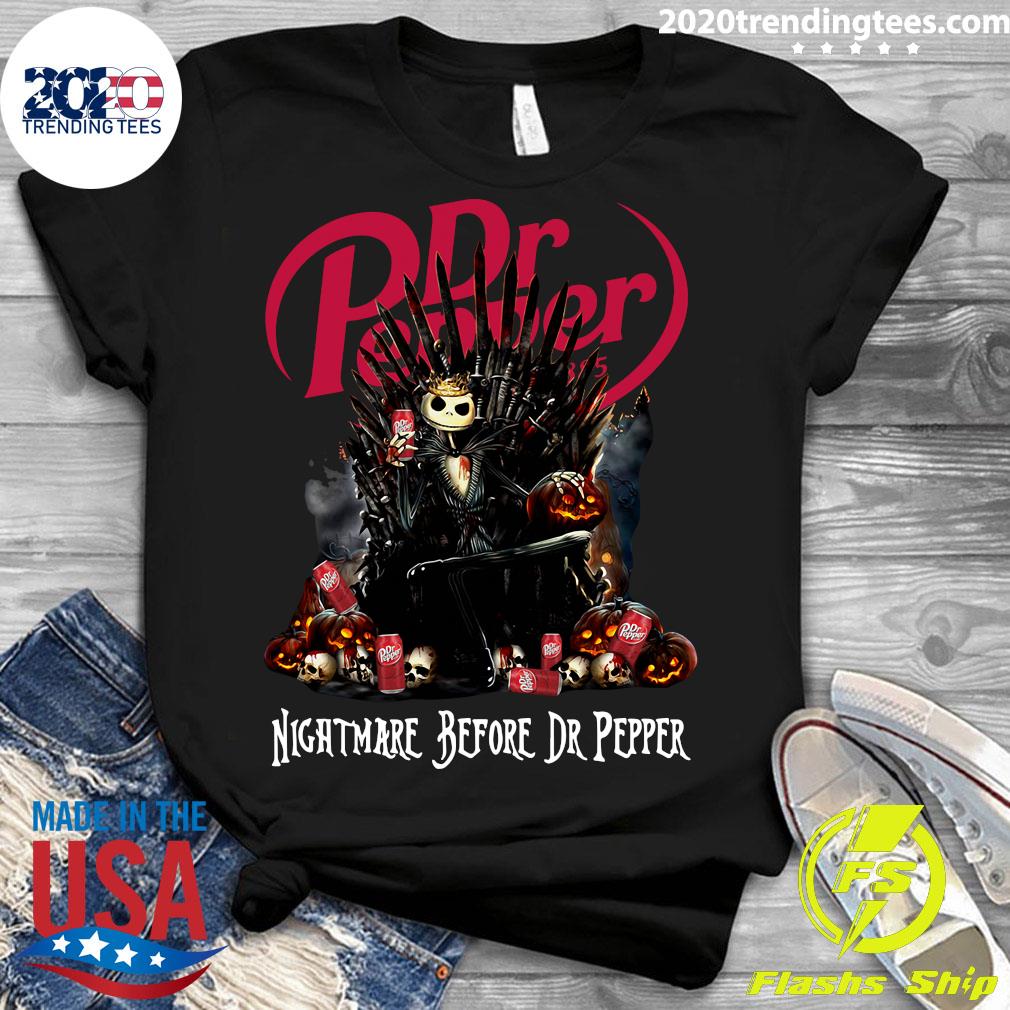 Jack Skellington Dr Pepper Nightmare Before - Adult & Kids T-Shirts, Sweatshirts & Hoodies apparel design preview 3