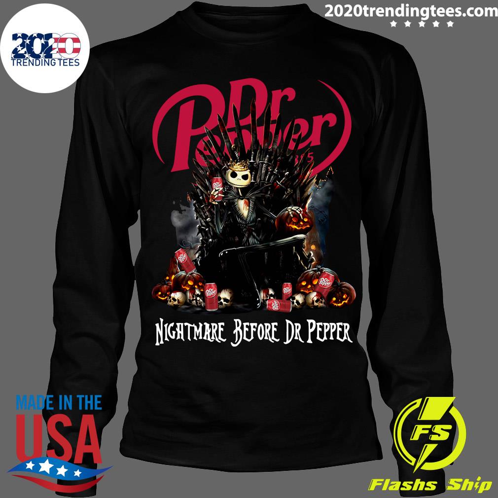 Jack Skellington Dr Pepper Nightmare Before - Adult & Kids T-Shirts, Sweatshirts & Hoodies apparel design preview 4