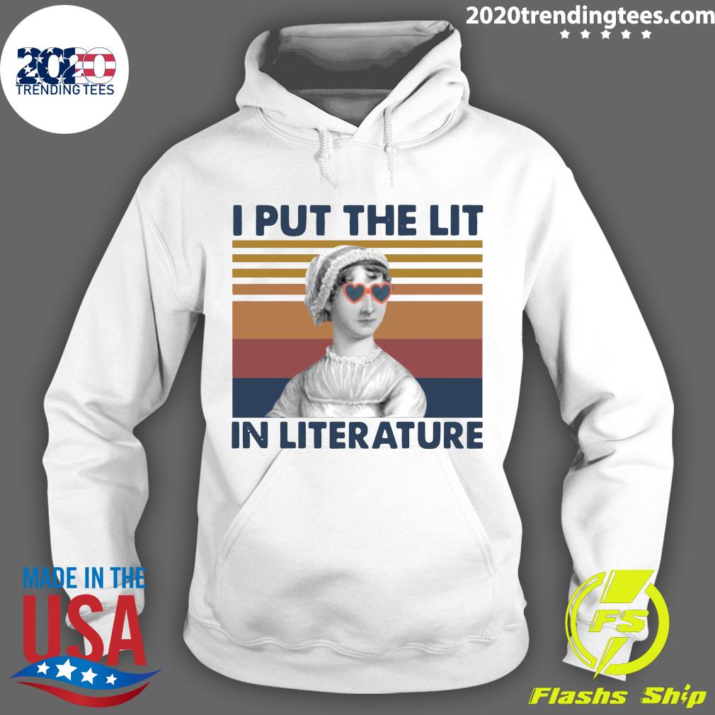 Jane Austen I Put The Lit In Literature Vintage - Adult & Kids T-Shirts, Sweatshirts & Hoodies apparel design preview 2