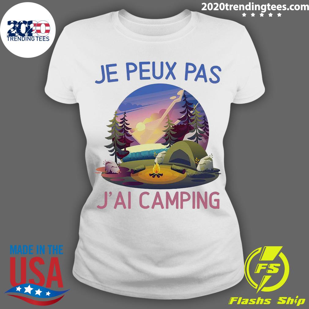Je Peux Pas JAi Camping - Adult & Kids T-Shirts, Sweatshirts & Hoodies apparel design preview 3