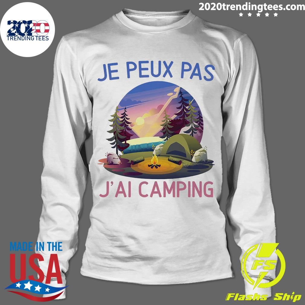 Je Peux Pas JAi Camping - Adult & Kids T-Shirts, Sweatshirts & Hoodies apparel design preview 4