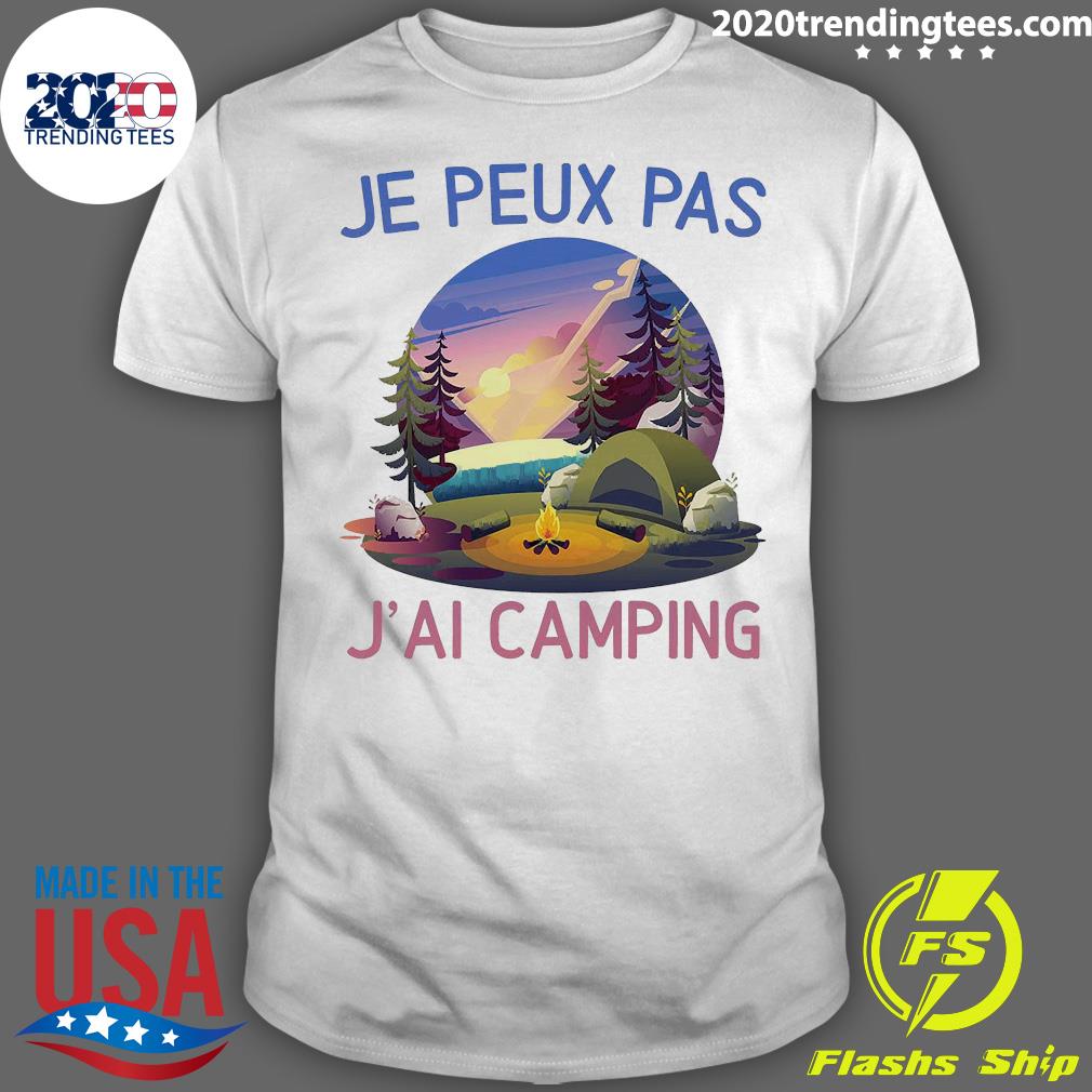 Je Peux Pas JAi Camping - Adult & Kids T-Shirts, Sweatshirts & Hoodies apparel design preview 1