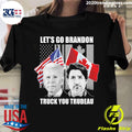 Joe Biden and Justin Trudeau Let_s go Brandon Truck - Adult & Kids T-Shirts, Sweatshirts & Hoodies apparel design preview 1