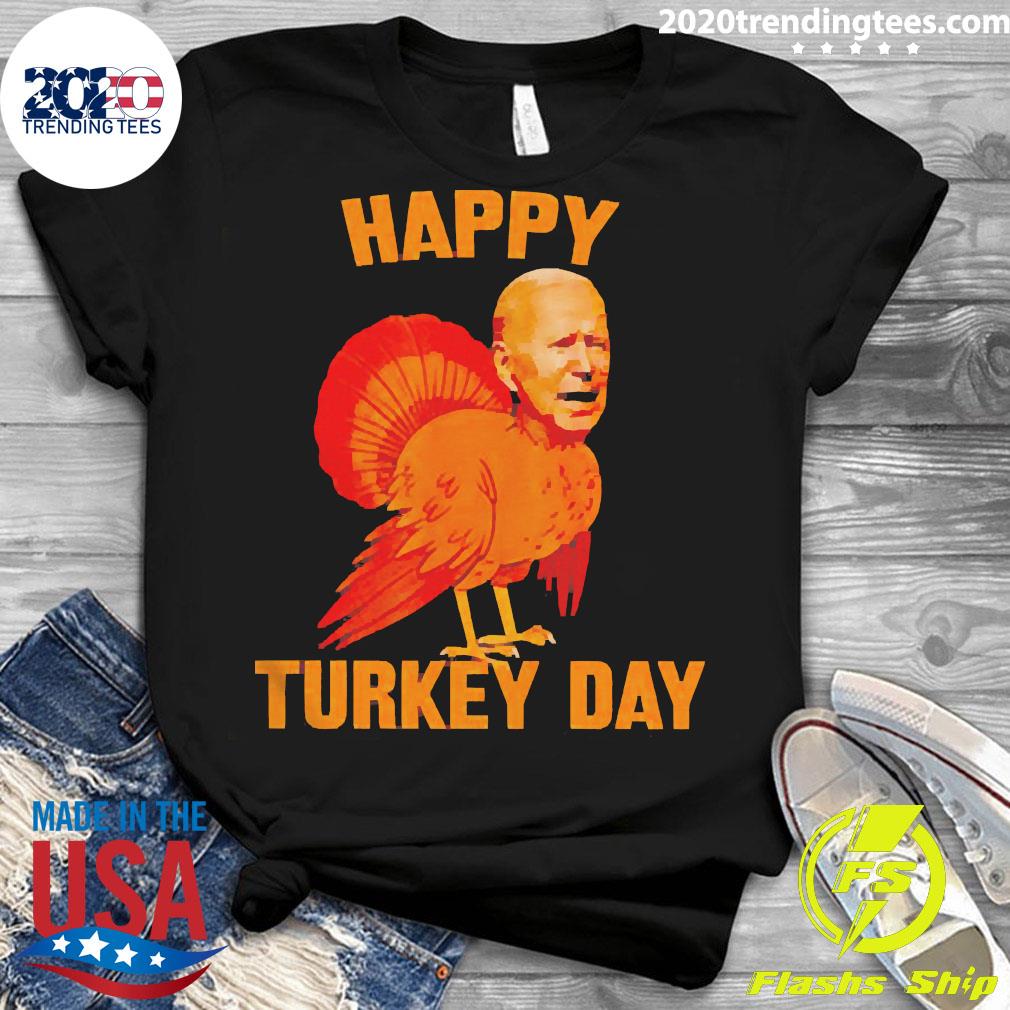 Joe Biden Happy Turkey Day - Adult & Kids T-Shirts, Sweatshirts & Hoodies apparel design preview 3