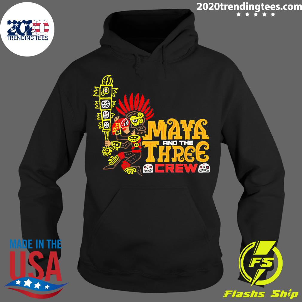 Jorge R Gutierrez Maya And The Three Crew - Adult & Kids T-Shirts, Sweatshirts & Hoodies apparel design preview 2