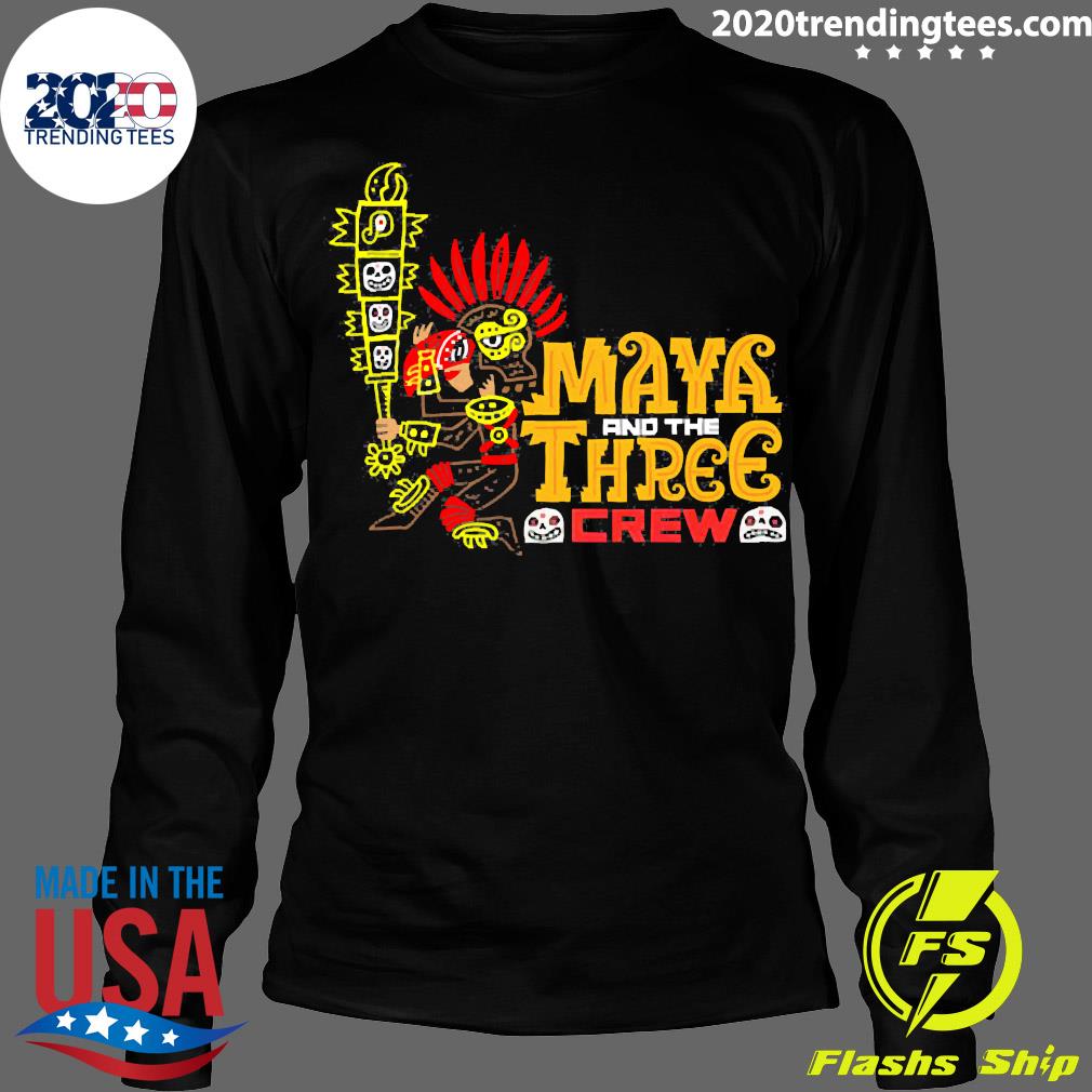 Jorge R Gutierrez Maya And The Three Crew - Adult & Kids T-Shirts, Sweatshirts & Hoodies apparel design preview 4