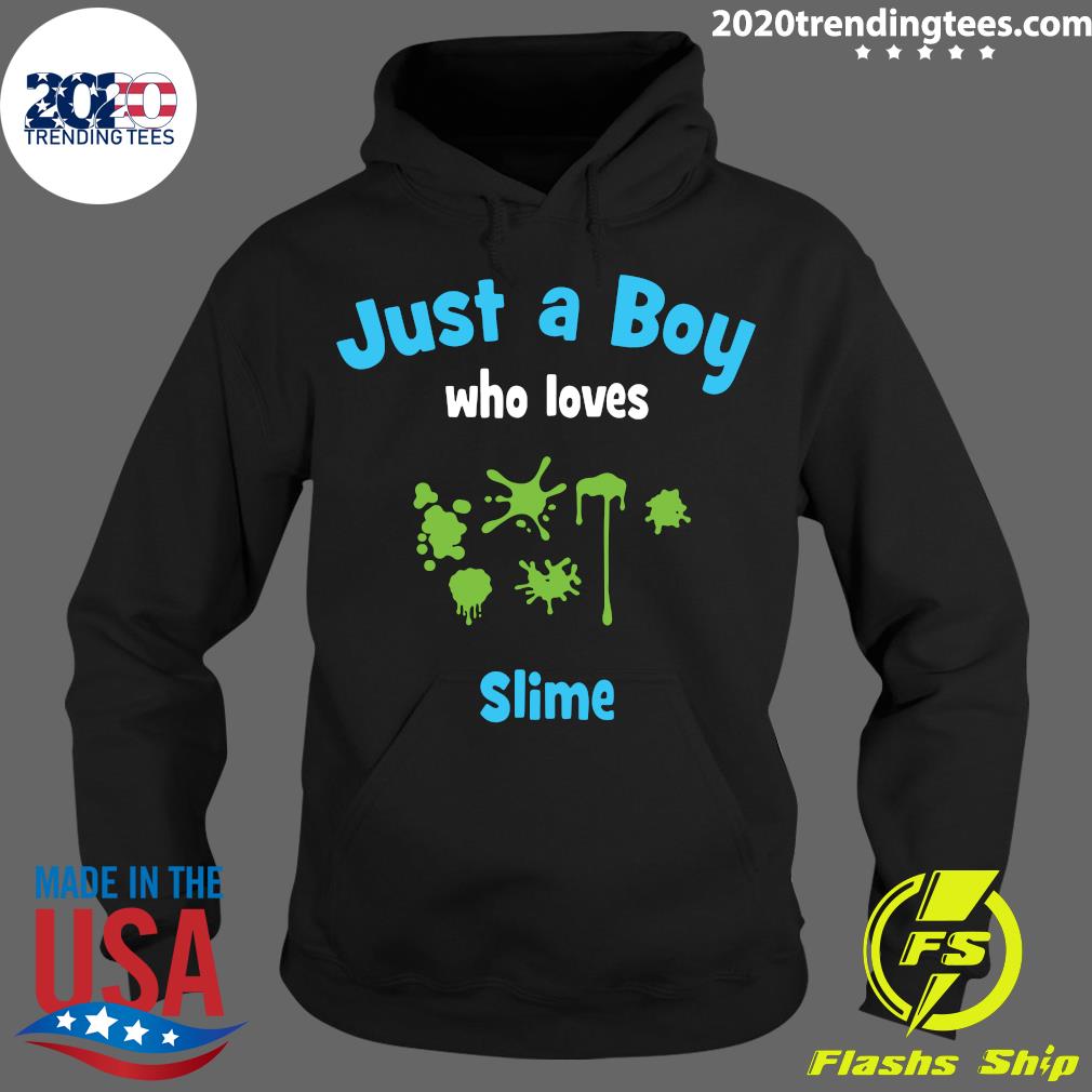 Just A Boy Who Loves Slime - Adult & Kids T-Shirts, Sweatshirts & Hoodies apparel design preview 2