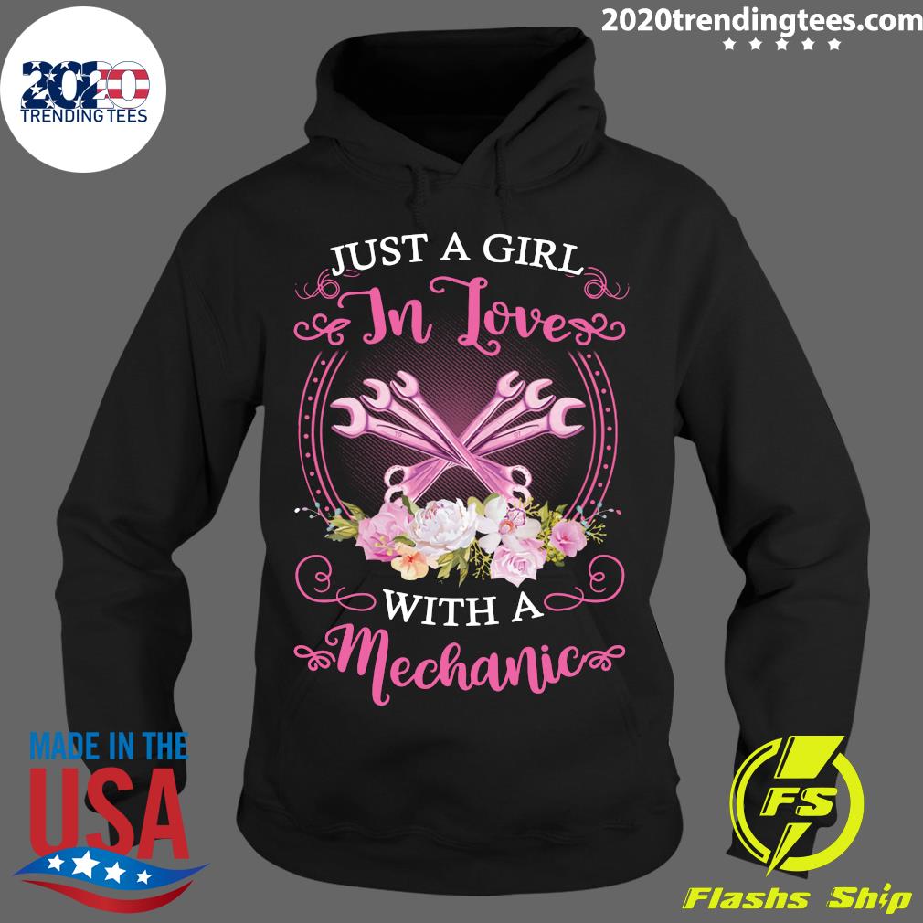 Just A Girl In Love With Mechanic - Adult & Kids T-Shirts, Sweatshirts & Hoodies apparel design preview 2