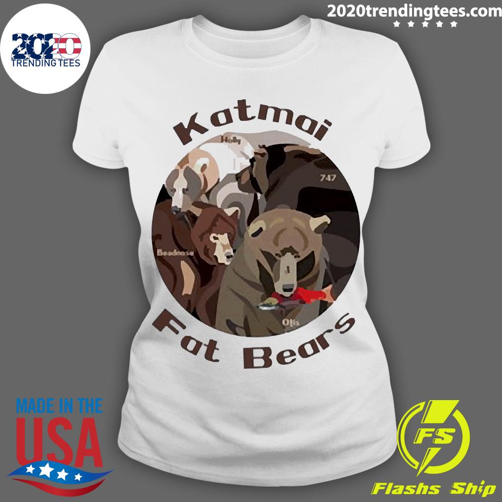 Katmai Fat Bears - Adult & Kids T-Shirts, Sweatshirts & Hoodies apparel design preview 3