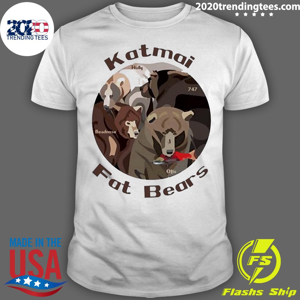 Katmai Fat Bears - Adult & Kids T-Shirts, Sweatshirts & Hoodies apparel design preview 1