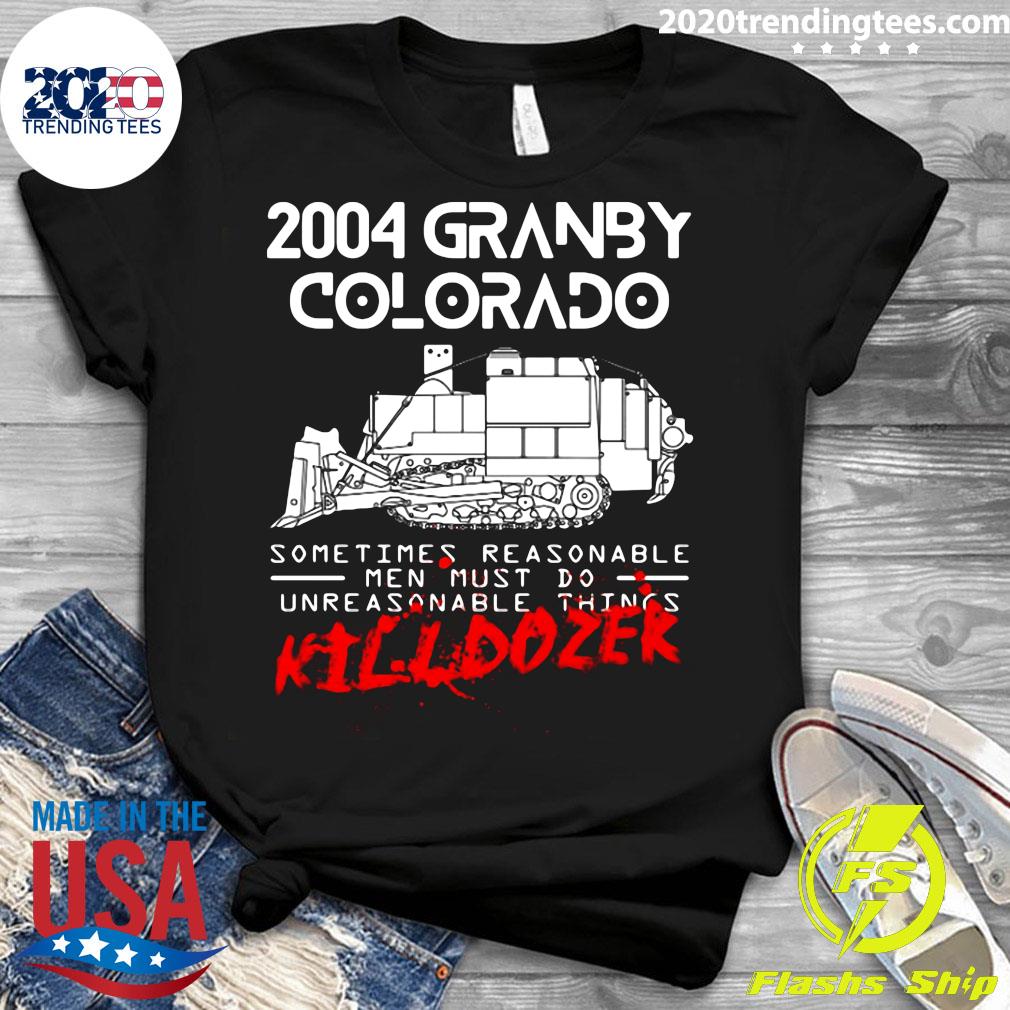 Killdozer Reckoning 2004 Granby Colorado Sometimes - Adult & Kids T-Shirts, Sweatshirts & Hoodies apparel design preview 3
