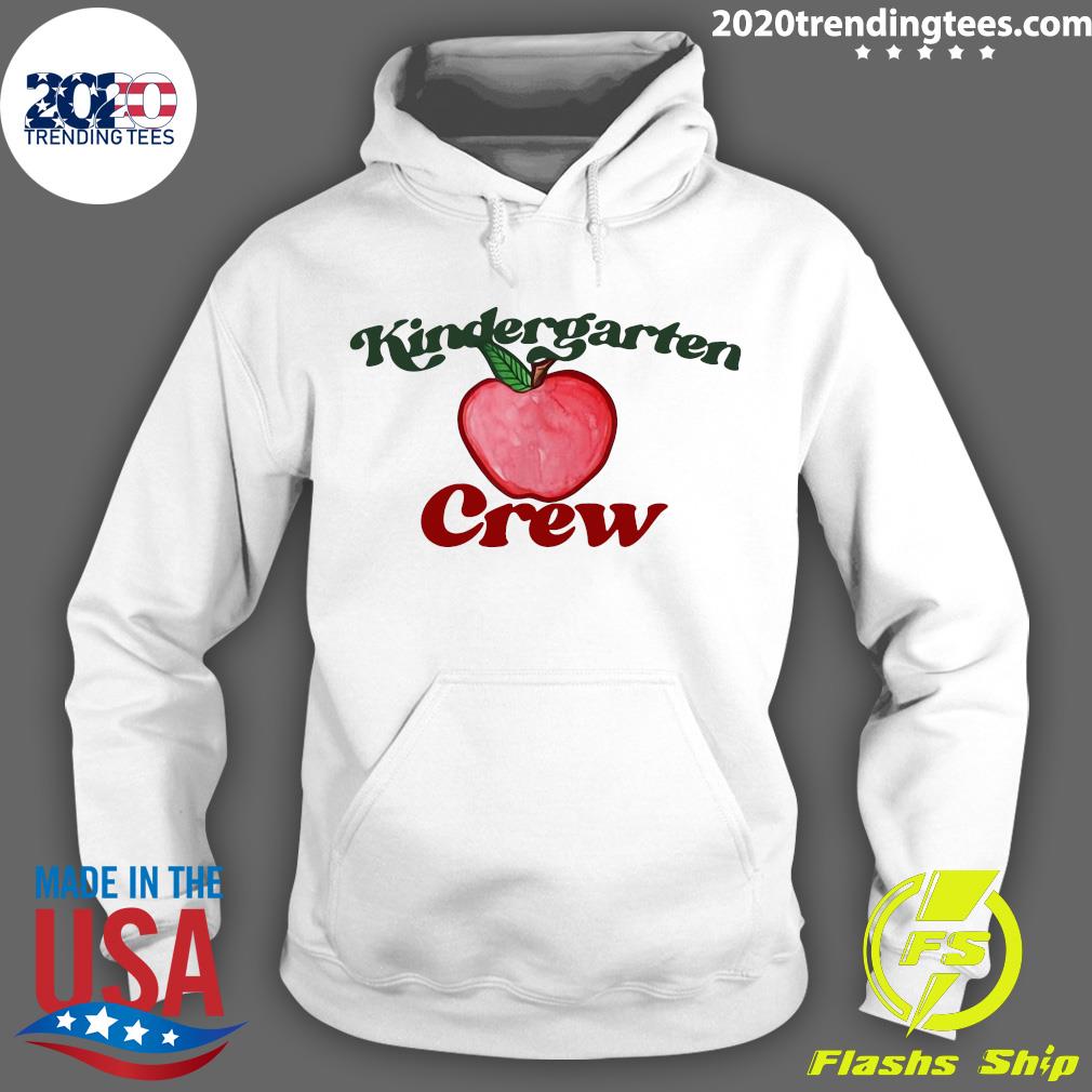 Kindergarten Crew Weltbester Lehrer Red Apple New - Adult & Kids T-Shirts, Sweatshirts & Hoodies apparel design preview 2