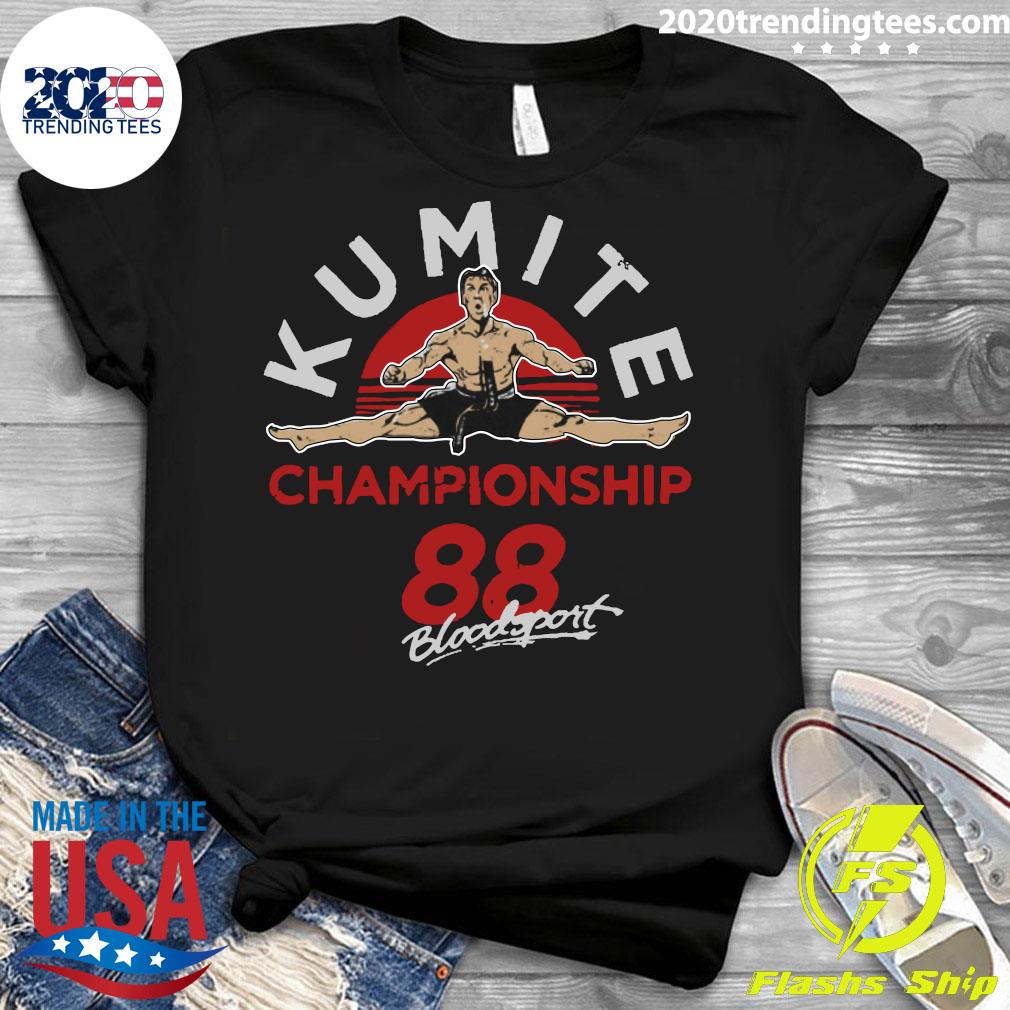 Kumite Championship 88 Bloodsport - Adult & Kids T-Shirts, Sweatshirts & Hoodies apparel design preview 3