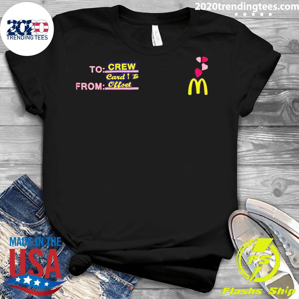 Official cardi B And Offset Mcdonalds - Adult & Kids T-Shirts, Sweatshirts & Hoodies apparel design preview 3