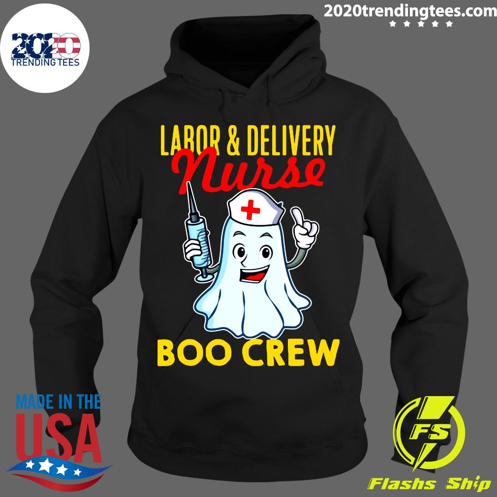 Labor Delivery Nurse Boo Crew Halloween Nursing - Adult & Kids T-Shirts, Sweatshirts & Hoodies apparel design preview 2