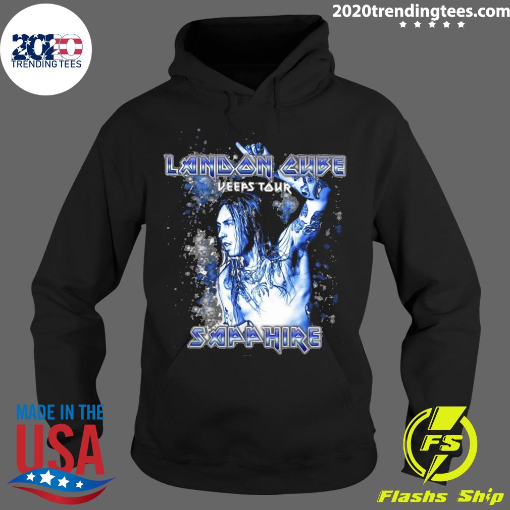 Landon Cube Keeps Tour Sapphire - Adult & Kids T-Shirts, Sweatshirts & Hoodies apparel design preview 2