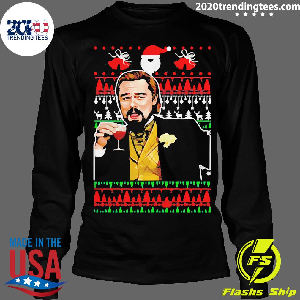 Laughing Leo Ugly Christmas - Adult & Kids T-Shirts, Sweatshirts & Hoodies apparel design preview 4