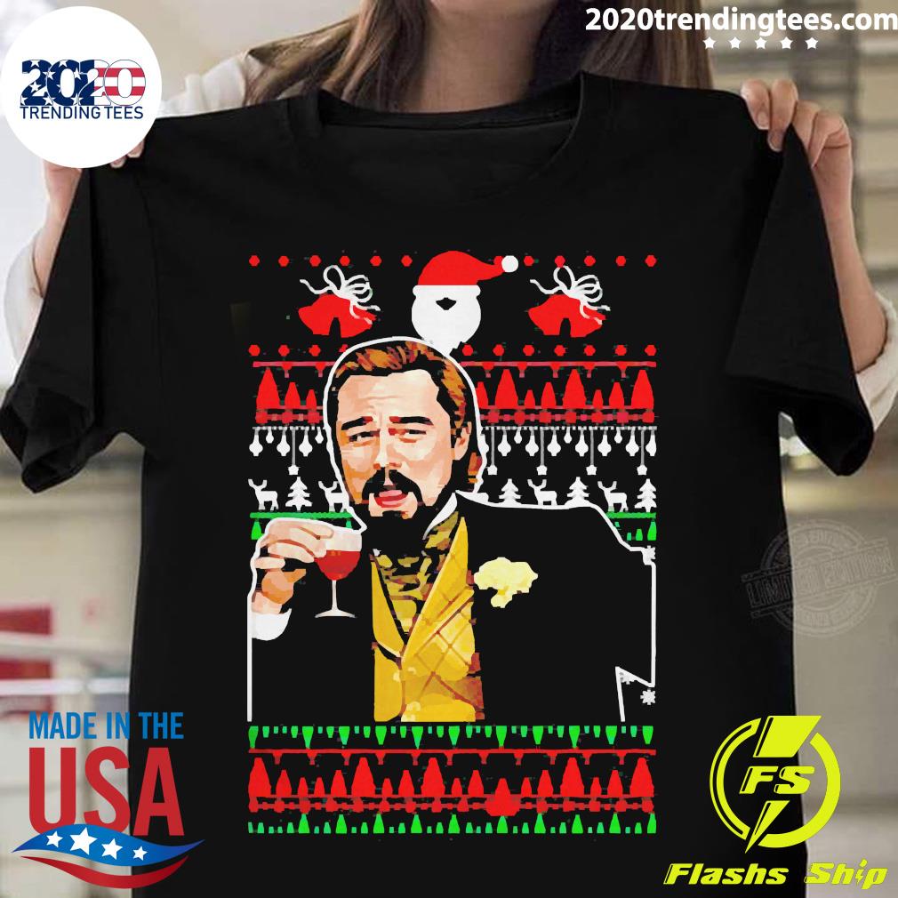 Laughing Leo Ugly Christmas - Adult & Kids T-Shirts, Sweatshirts & Hoodies apparel design preview 1