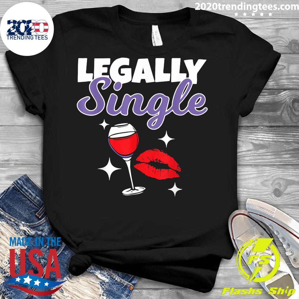 Legally Single Divorce Status Party Celebration - Adult & Kids T-Shirts, Sweatshirts & Hoodies apparel design preview 3