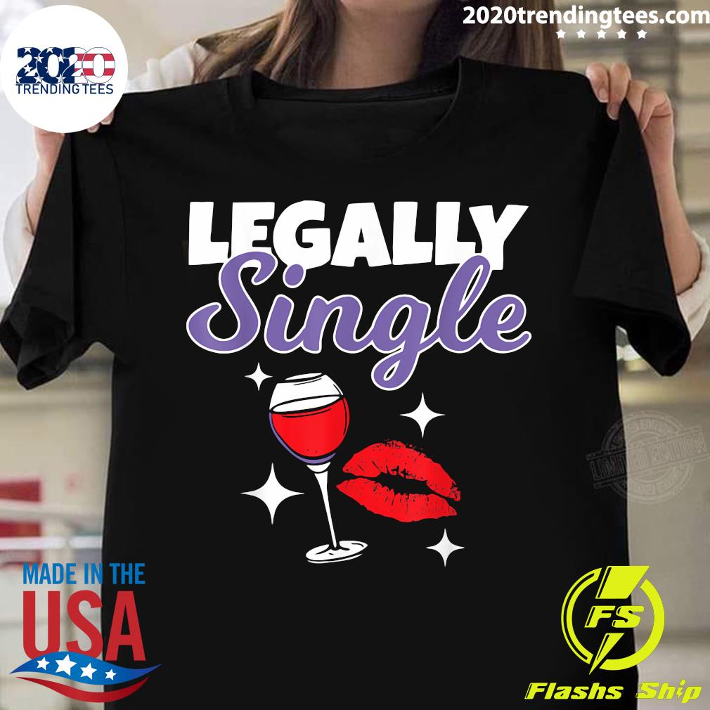 Legally Single Divorce Status Party Celebration - Adult & Kids T-Shirts, Sweatshirts & Hoodies apparel design preview 1