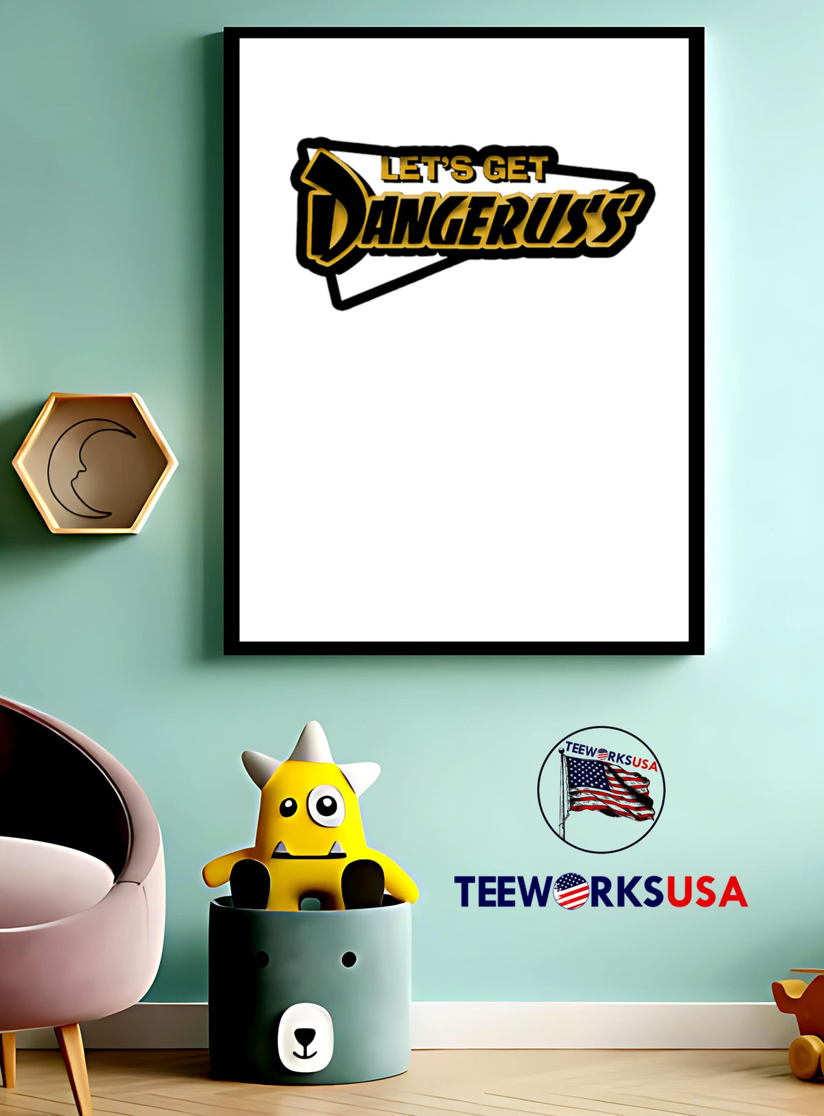 "let's Get Dangeruss design - Adult & Kids T-Shirts, Sweatshirts & Hoodies apparel design preview 4