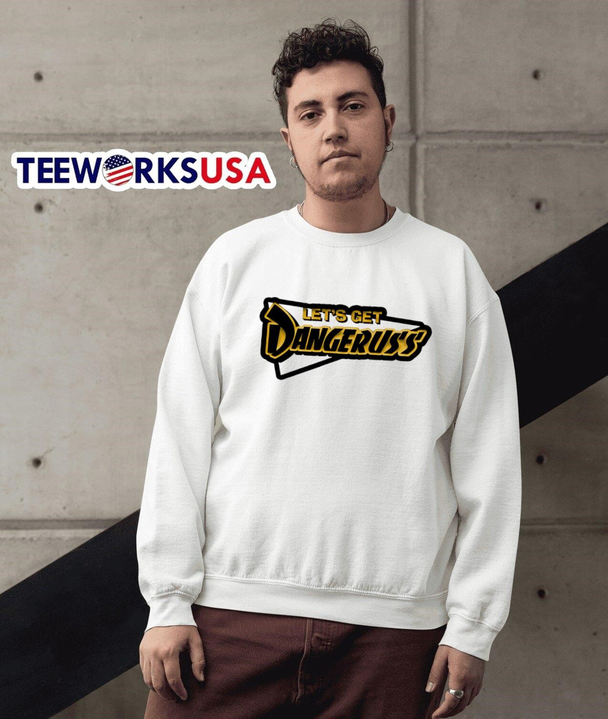 "let's Get Dangeruss design - Adult & Kids T-Shirts, Sweatshirts & Hoodies apparel design preview 5
