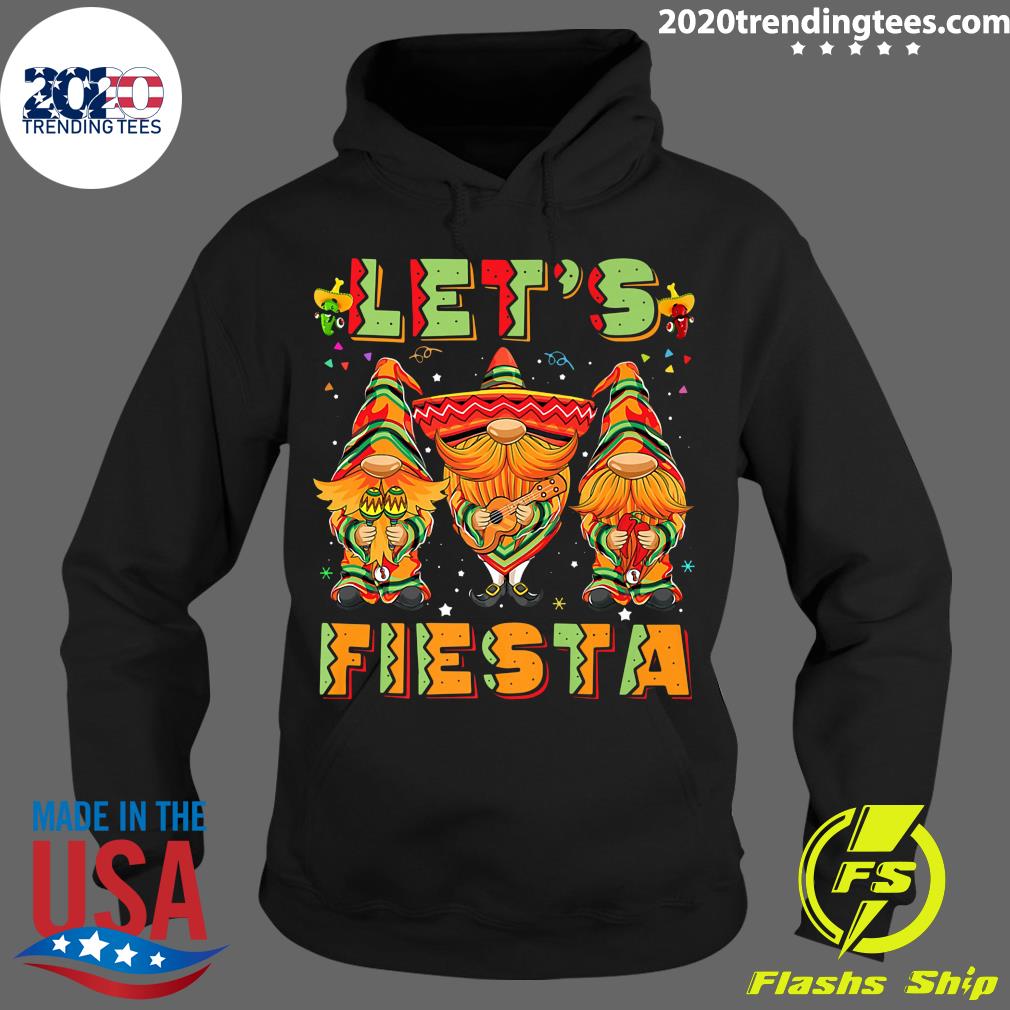Lets Fiesta Cinco De Mayo Latin Gnomes Mexican - Adult & Kids T-Shirts, Sweatshirts & Hoodies apparel design preview 2
