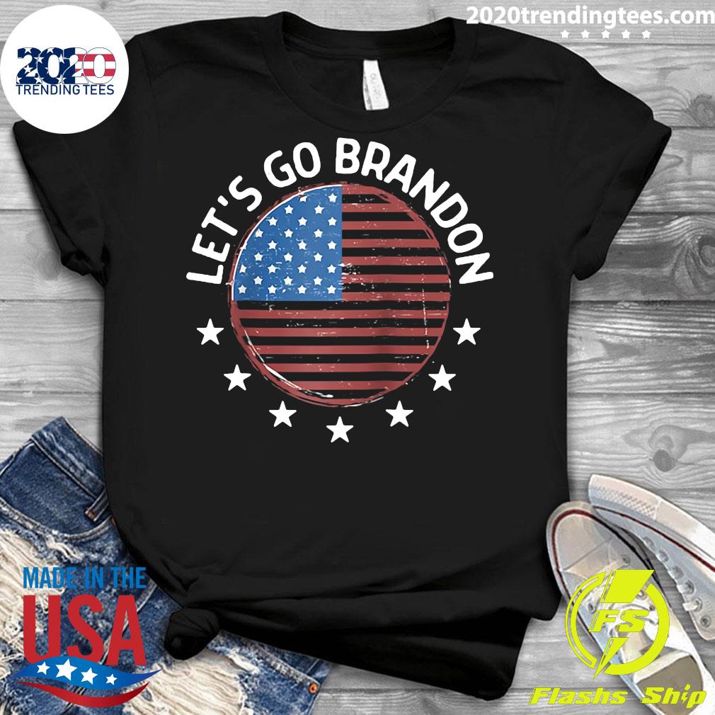 Let's Go Brandon Conservative Us Flag Merica Gift - Adult & Kids T-Shirts, Sweatshirts & Hoodies apparel design preview 3