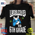 Leveling Up To 6th Grade - Adult & Kids T-Shirts, Sweatshirts & Hoodies apparel design preview 1