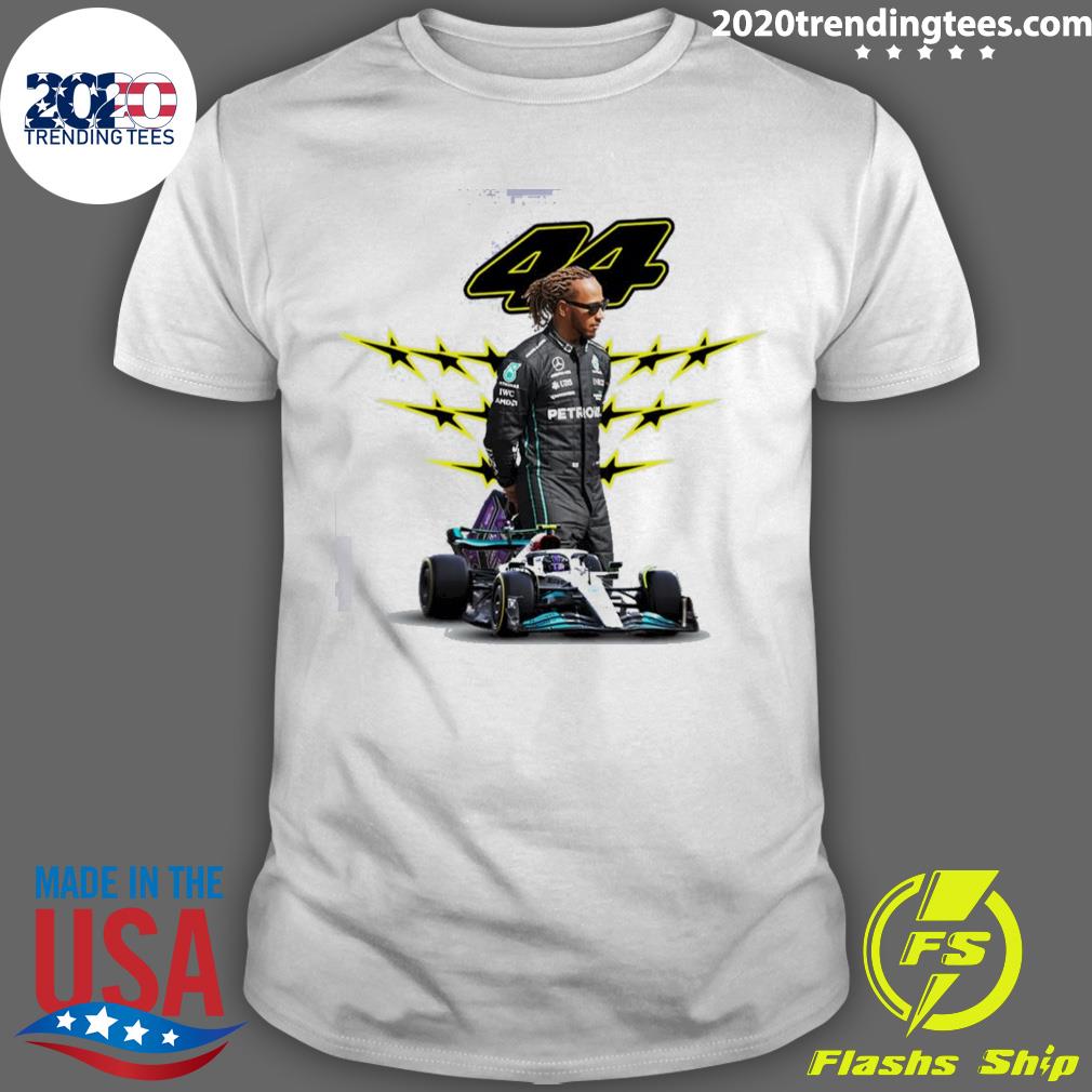 Lewis Hamilton 44 Racing - Adult & Kids T-Shirts, Sweatshirts & Hoodies apparel design preview 1
