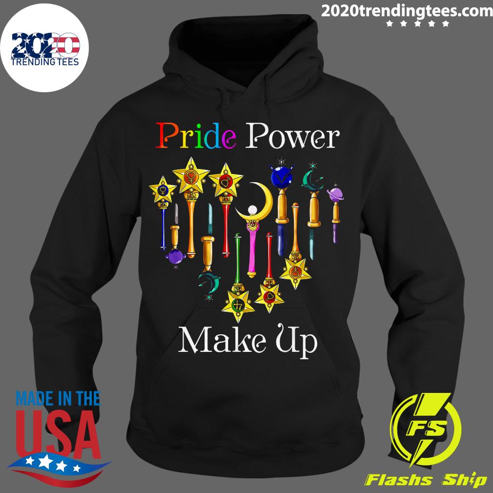 LGBT Pride Power Make Up - Adult & Kids T-Shirts, Sweatshirts & Hoodies apparel design preview 2
