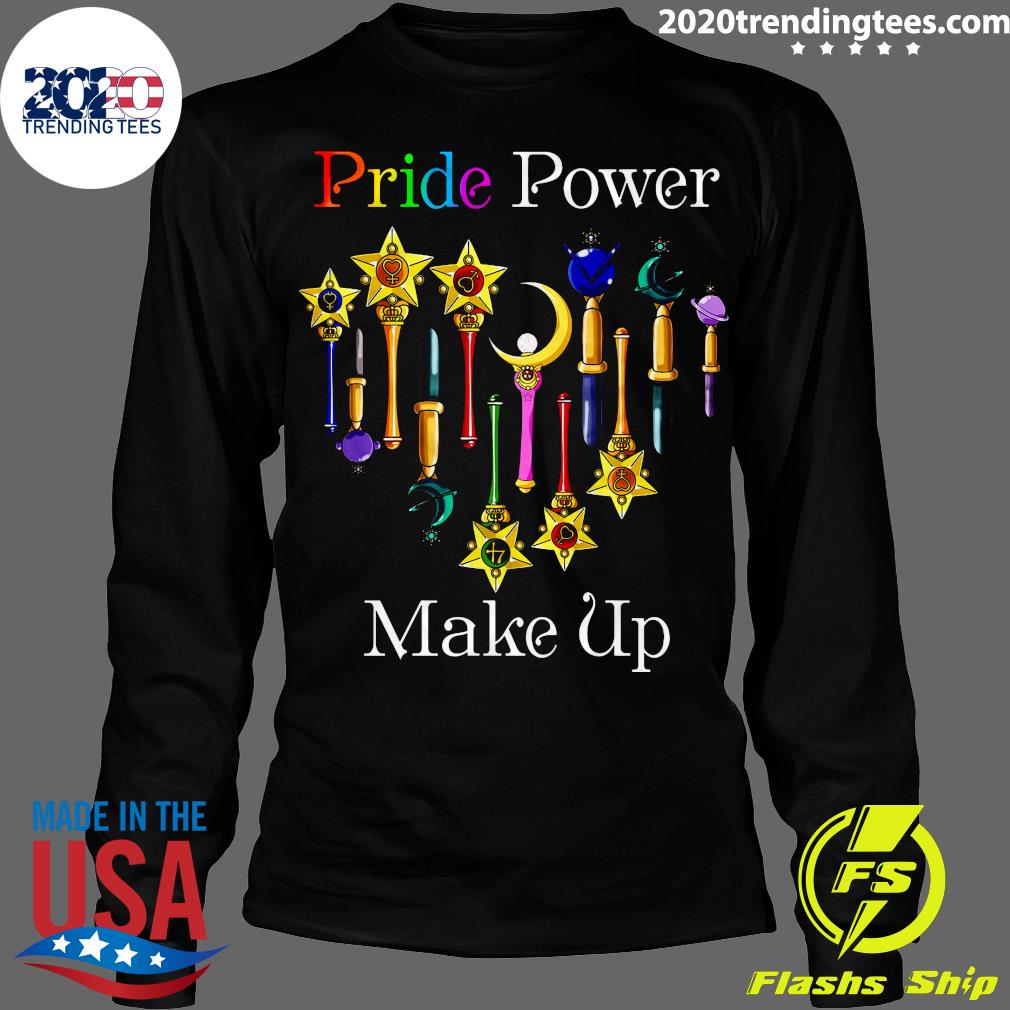 LGBT Pride Power Make Up - Adult & Kids T-Shirts, Sweatshirts & Hoodies apparel design preview 4