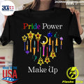 LGBT Pride Power Make Up - Adult & Kids T-Shirts, Sweatshirts & Hoodies apparel design preview 1