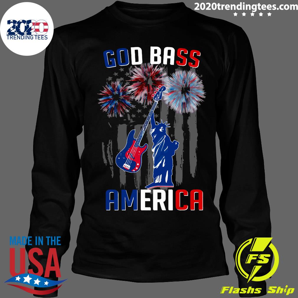Liberty Enlightening God Bass American Flag - Adult & Kids T-Shirts, Sweatshirts & Hoodies apparel design preview 4