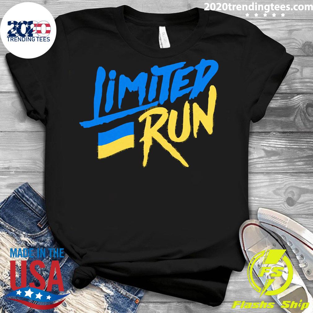 Limited Run Games Stands With Ukraine - Adult & Kids T-Shirts, Sweatshirts & Hoodies apparel design preview 3