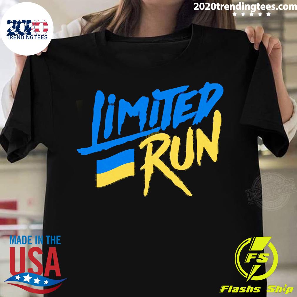 Limited Run Games Stands With Ukraine - Adult & Kids T-Shirts, Sweatshirts & Hoodies apparel design preview 1