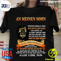 Lion An Meinen Sohn Name Hier Vergiss Niemals Dass - Adult & Kids T-Shirts, Sweatshirts & Hoodies apparel design preview 1