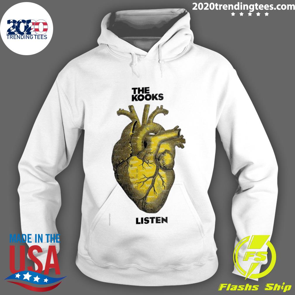 Listen The Kooks - Adult & Kids T-Shirts, Sweatshirts & Hoodies apparel design preview 2