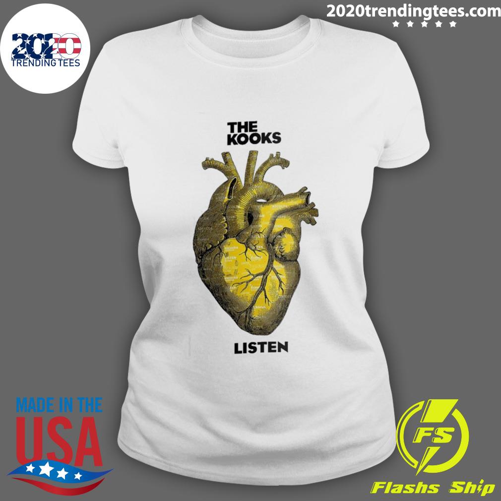 Listen The Kooks - Adult & Kids T-Shirts, Sweatshirts & Hoodies apparel design preview 3