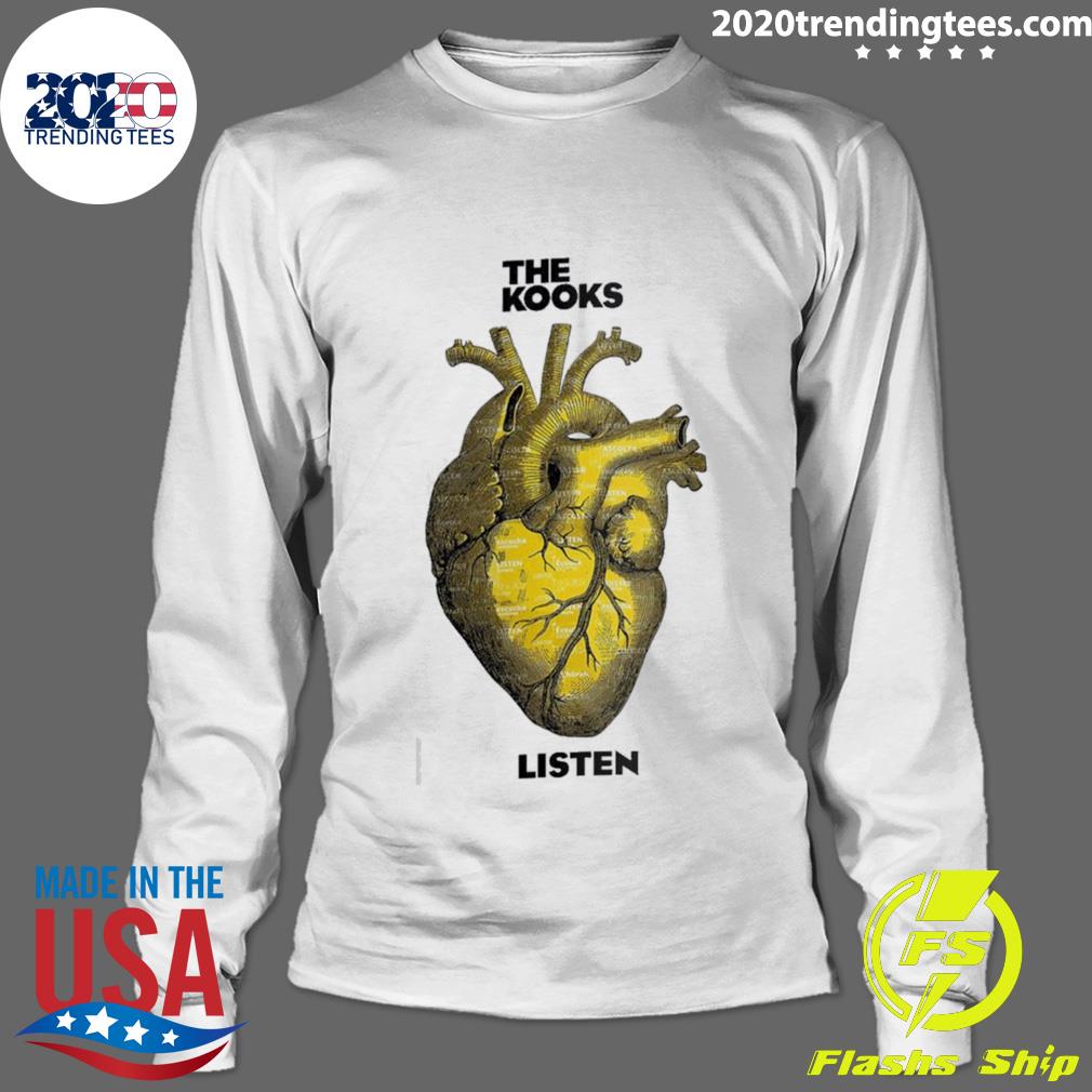 Listen The Kooks - Adult & Kids T-Shirts, Sweatshirts & Hoodies apparel design preview 4