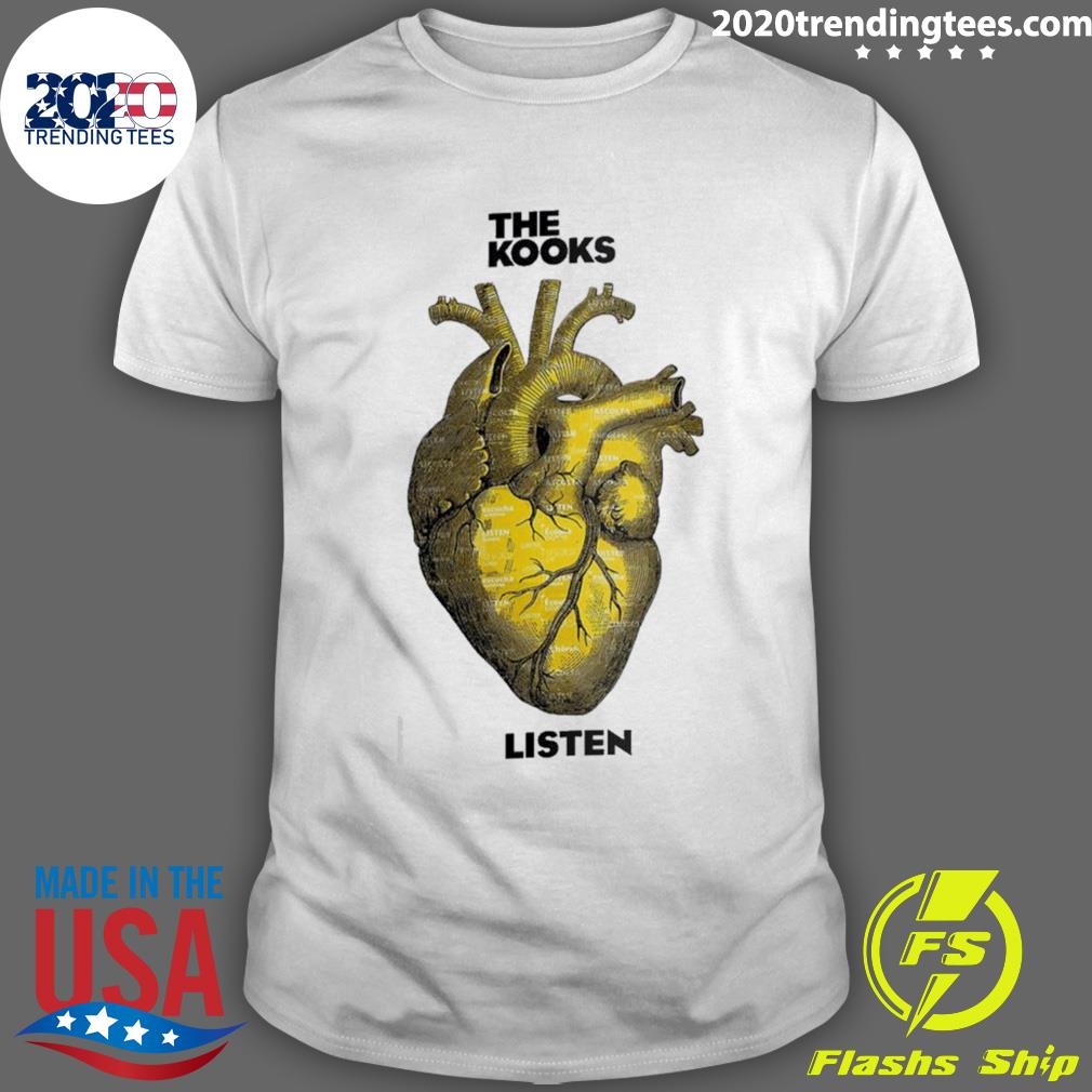 Listen The Kooks - Adult & Kids T-Shirts, Sweatshirts & Hoodies apparel design preview 1